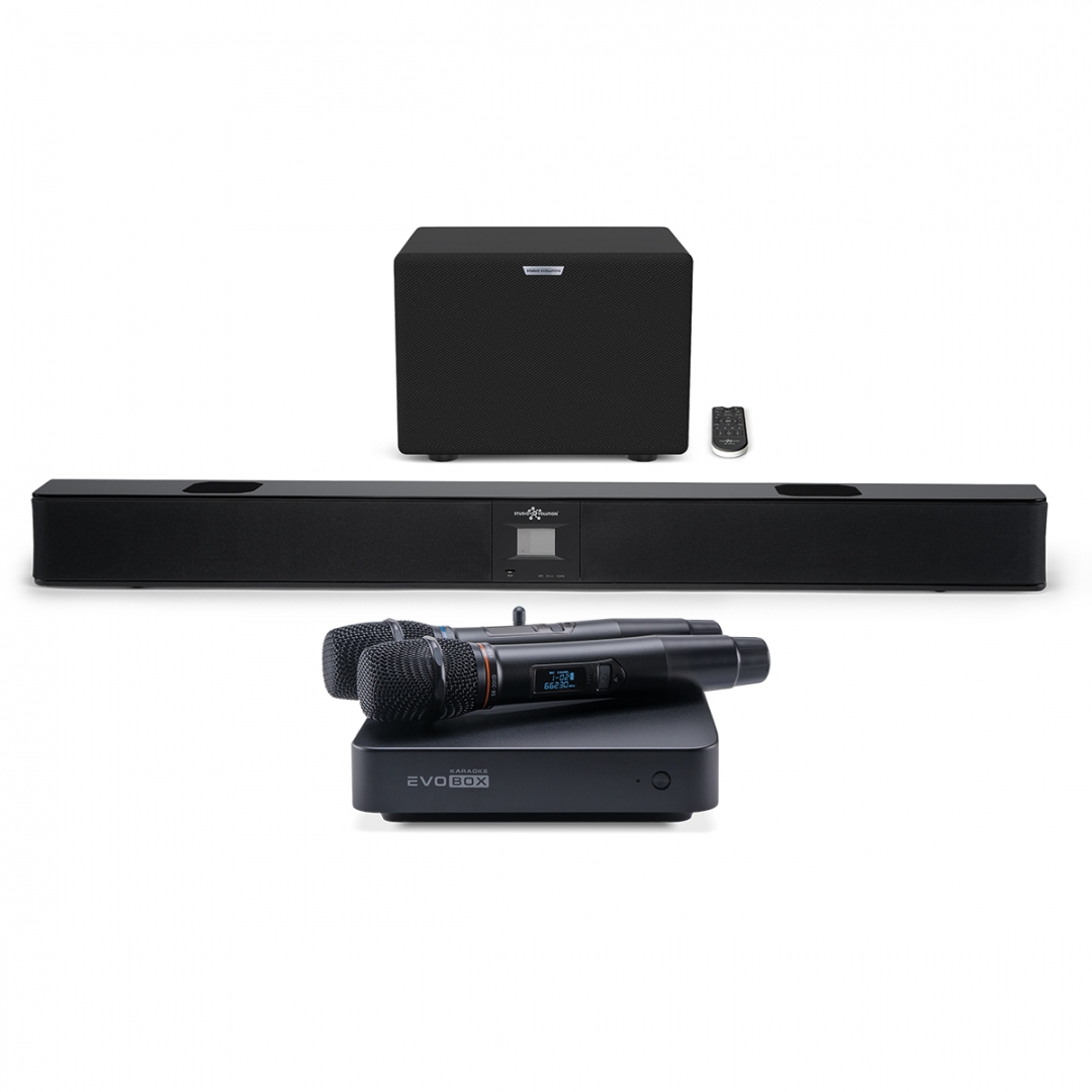 караоке-комплект EVOBOX Plus + EvoSound Bar (саундбар с караоке) в Уренгое