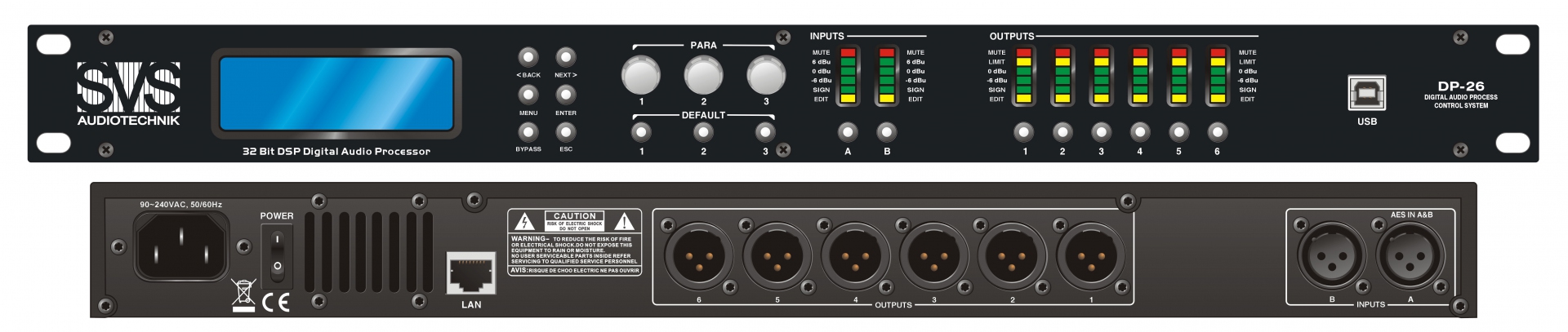 SVS Audiotechnik DP-26 Цифровой процессор: 2 входа 6 выходов в Уренгое