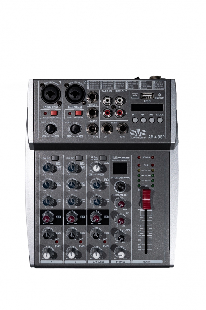 SVS Audiotechnik mixers AM-4 DSP Аналоговый микшерный пульт, 4-канала в Уренгое