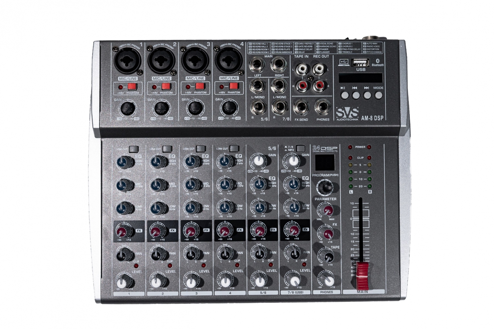SVS Audiotechnik mixers AM-8 DSP Микшерный пульт аналоговый, 8-канальный в Уренгое